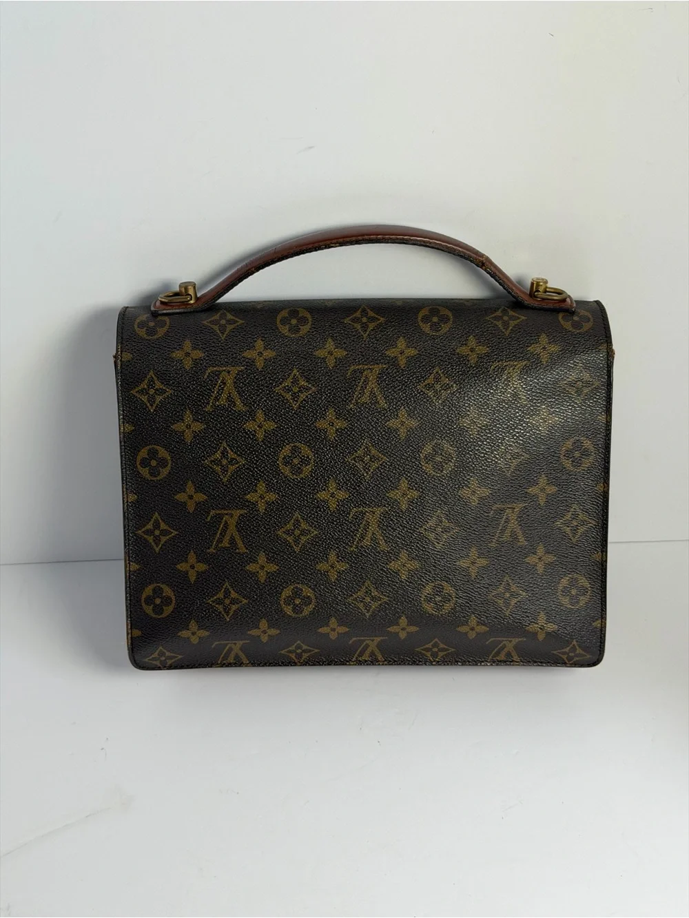 Vintage Louis Vuitton Monceau 28 Monogram Canvas Handbag